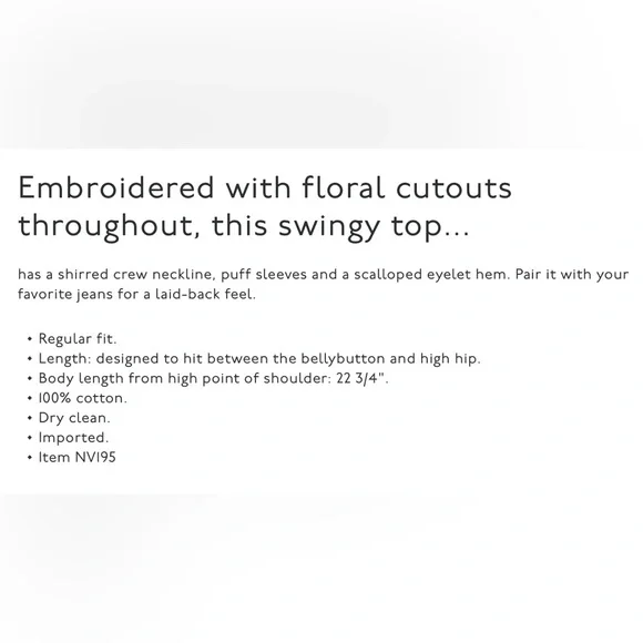 Madewell Embroidered Shirred Puff Sleeve Top - Picture 16 of 16